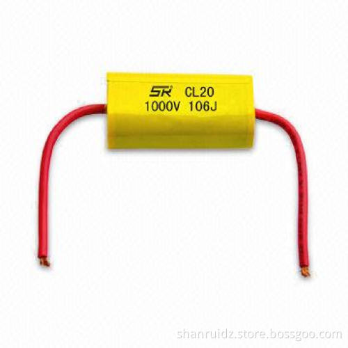 MPT Metallized Polypropylene Axial Film Capacitor with 0.6mm Lead/Very Low-loss at High-frequency